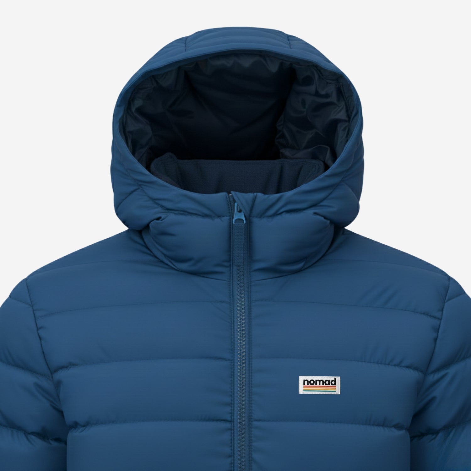 chaqueta acolchada voyager azul para hombre