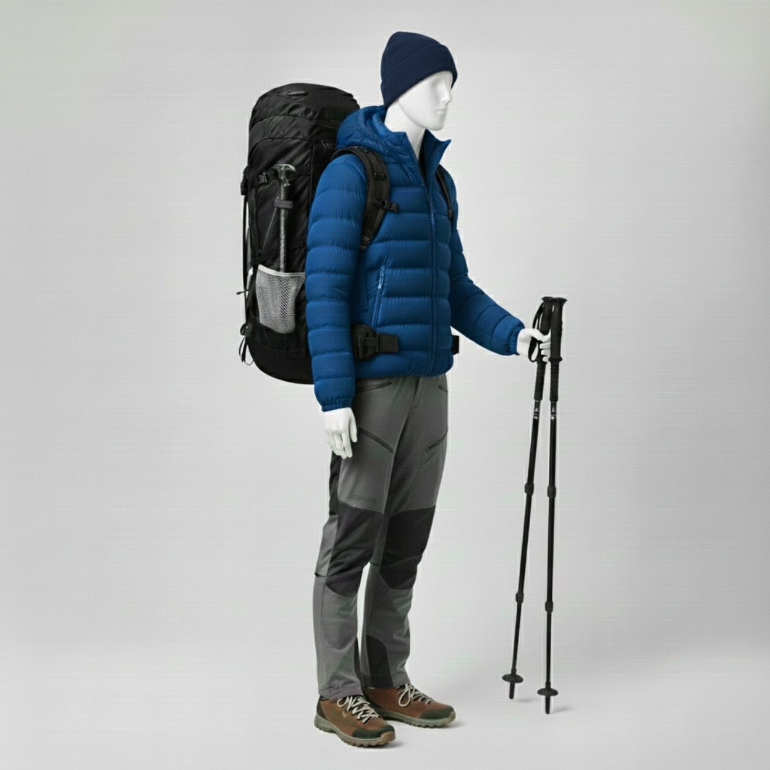 chaqueta acolchada voyager azul para hombre