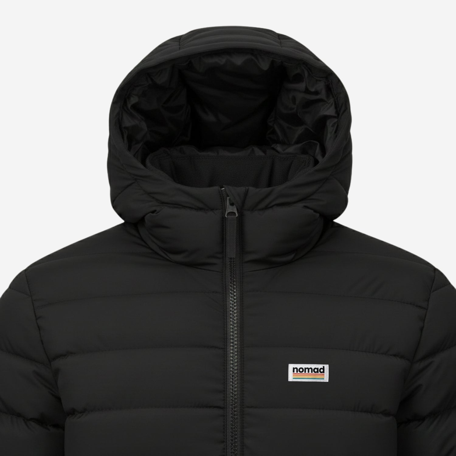 chaqueta acolchada voyager negra para hombre