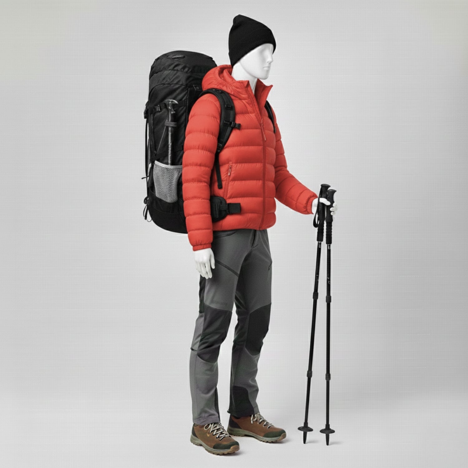 chaqueta acolchada voyager roja para hombre