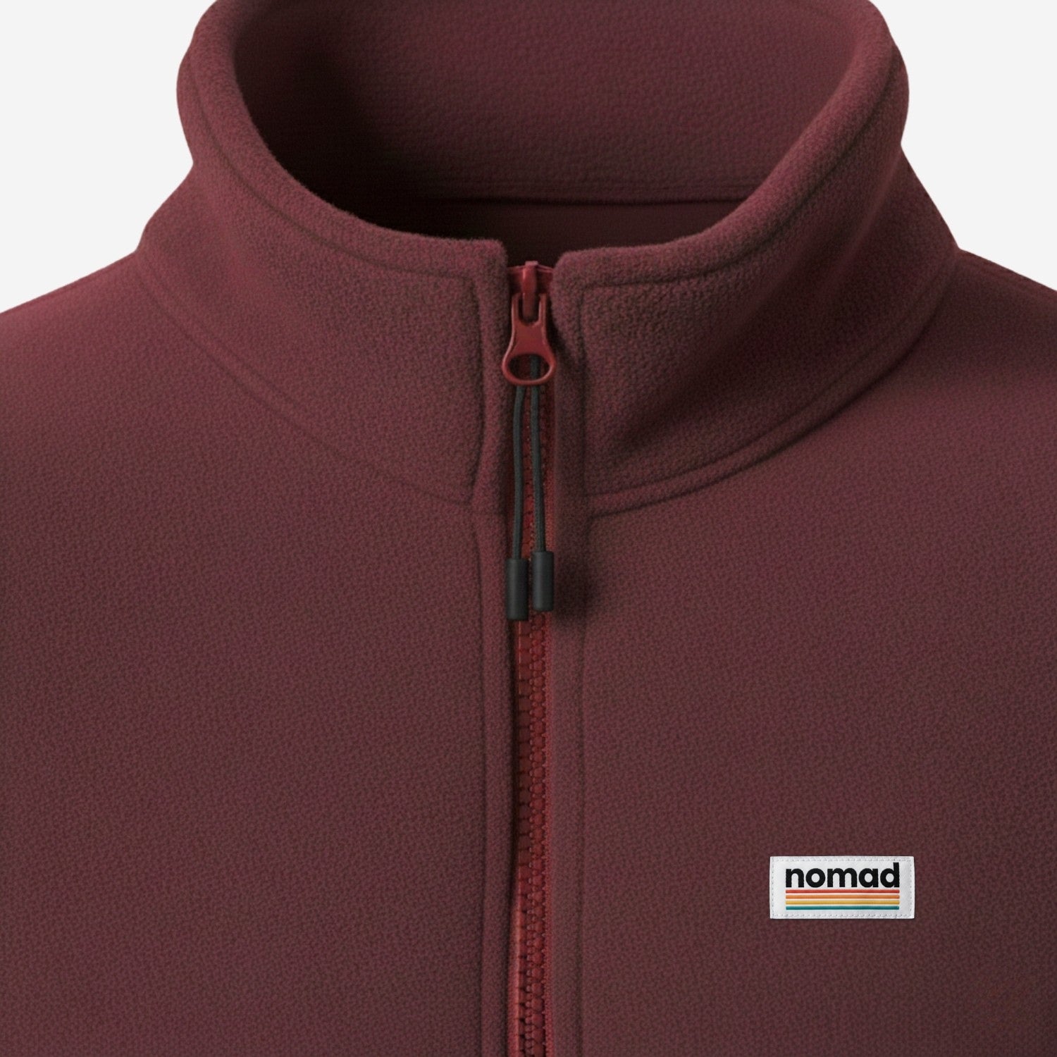 forro polar guider granate para hombre