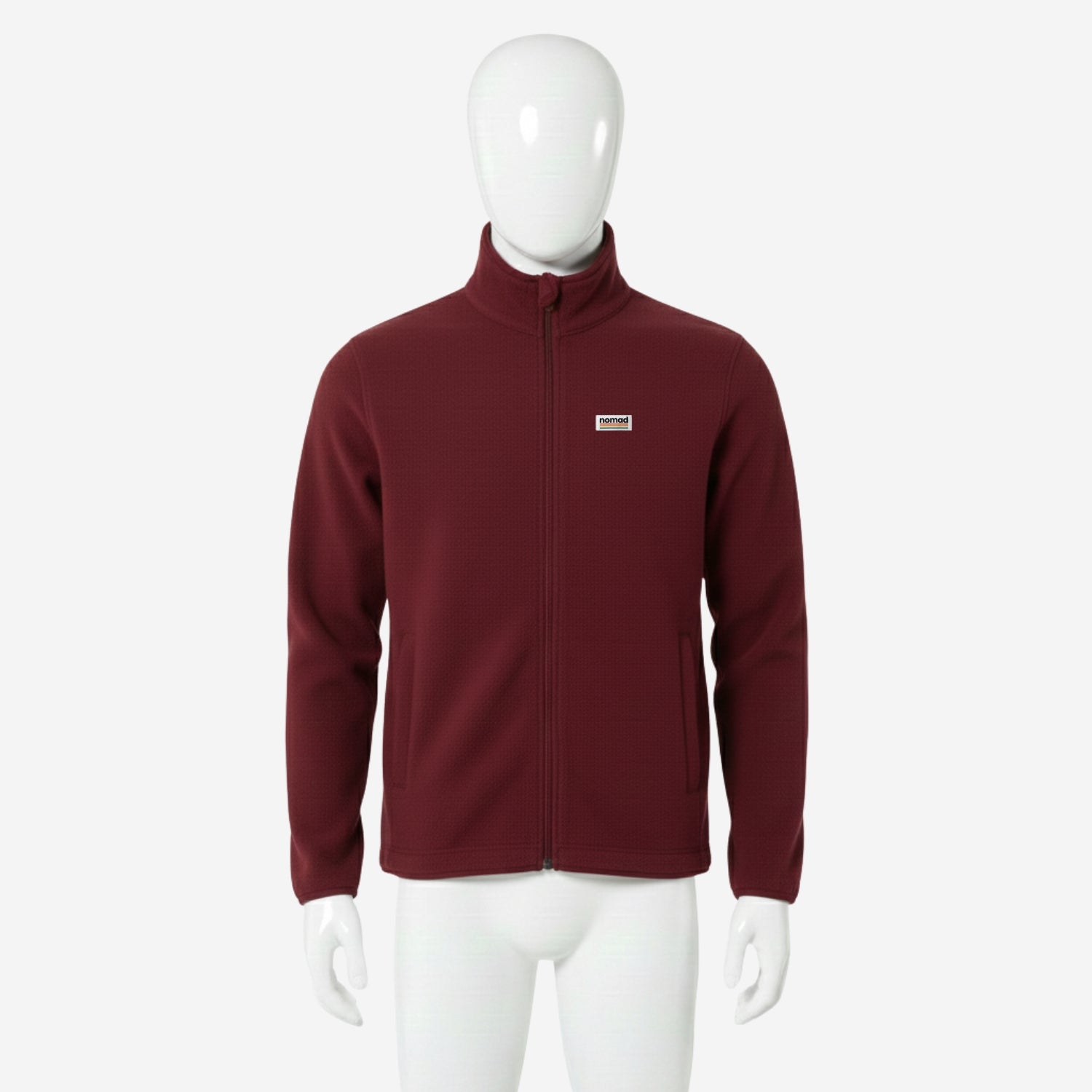 forro polar guider granate para hombre