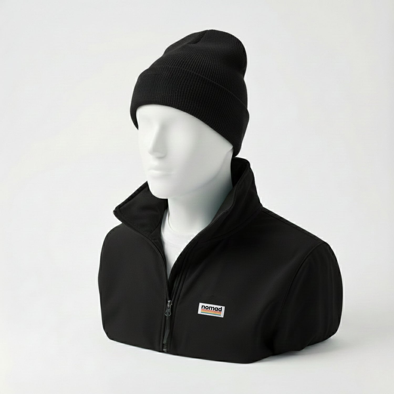 chaqueta softshell navigator negro para hombre