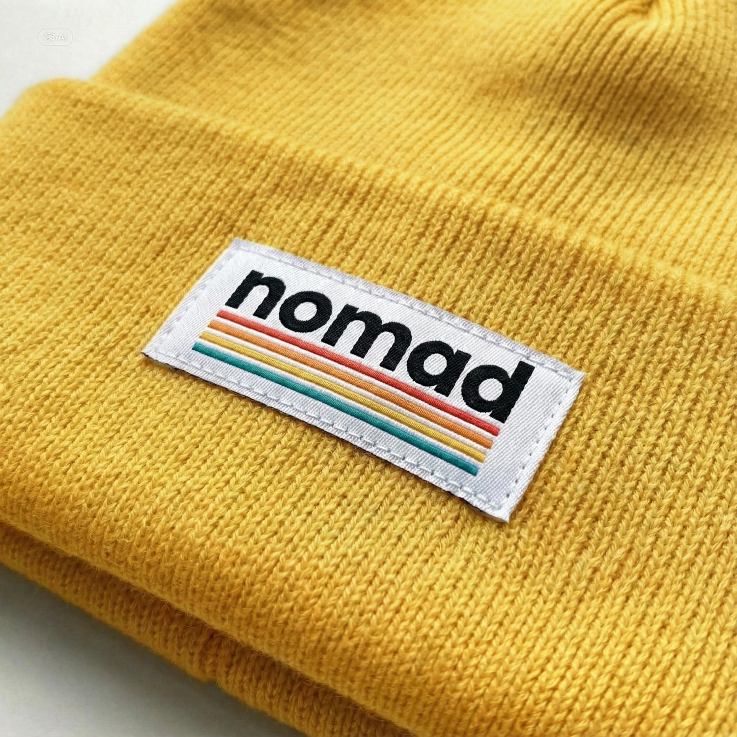gorro de lana nomad amarillo