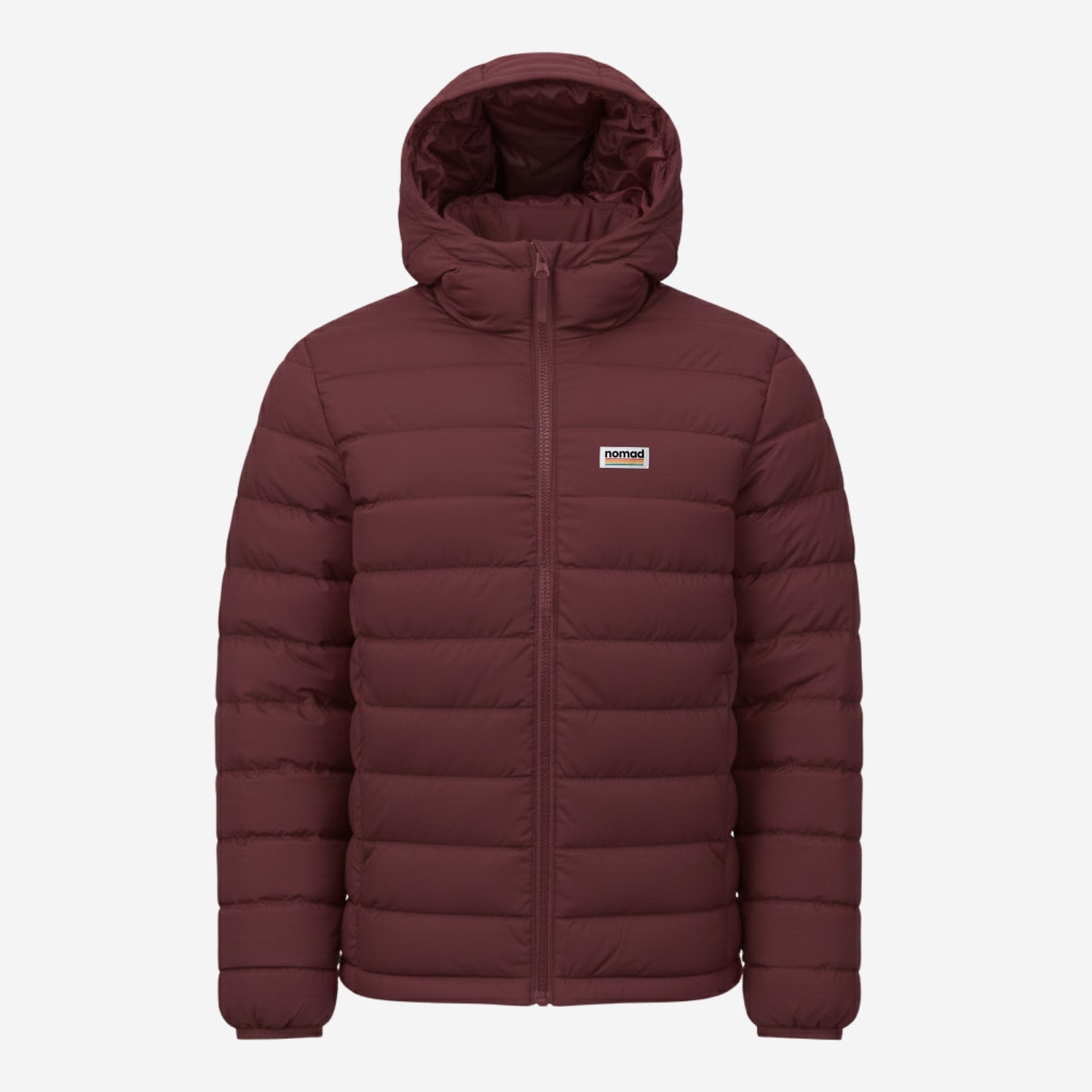 chaqueta acolchada voyager granate para hombre