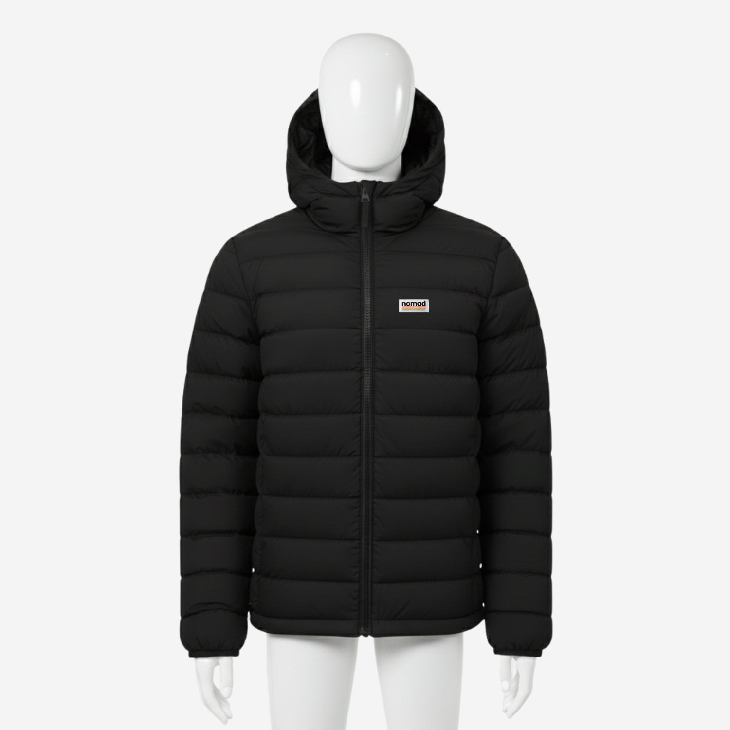 chaqueta acolchada voyager negra para hombre