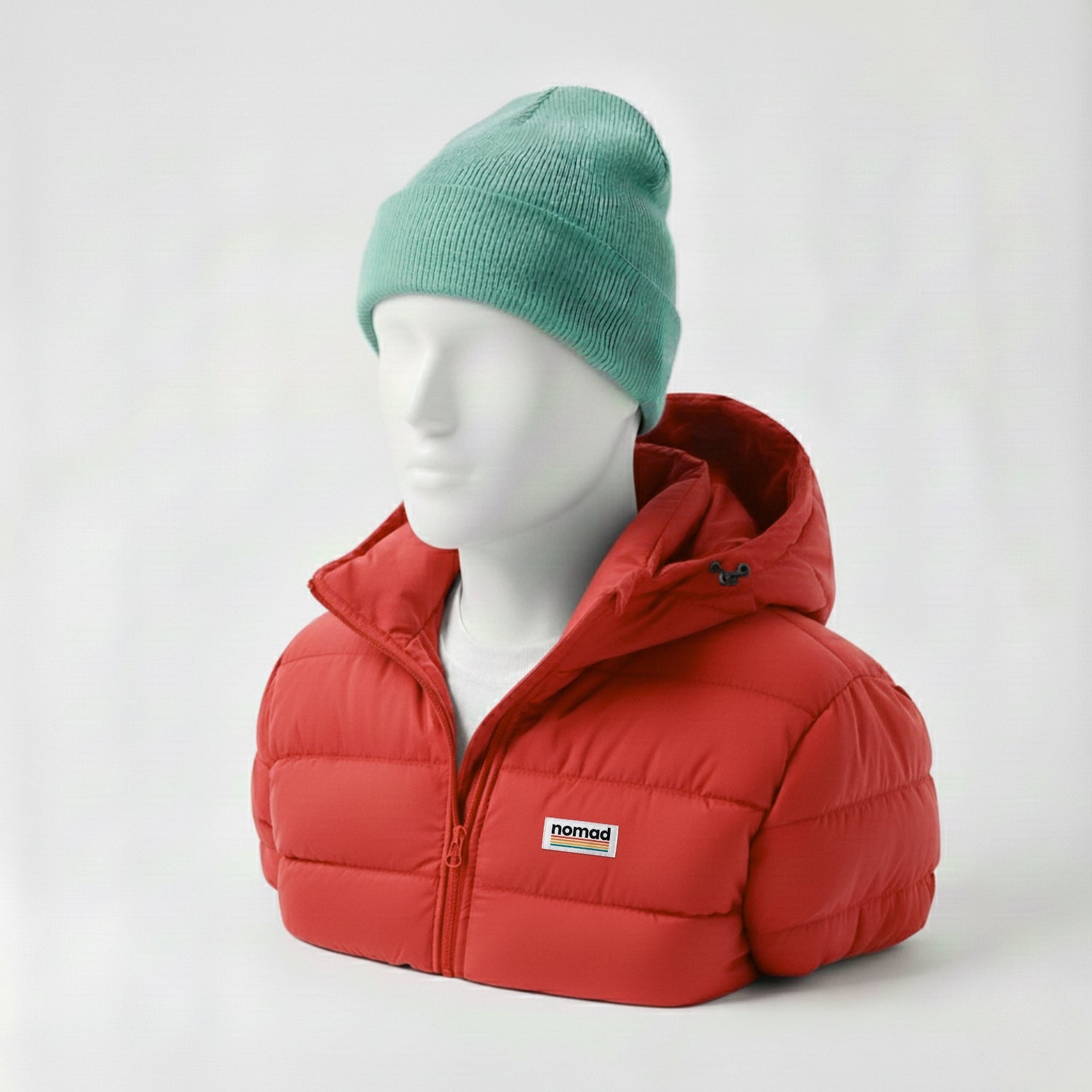 chaqueta acolchada voyager roja para hombre