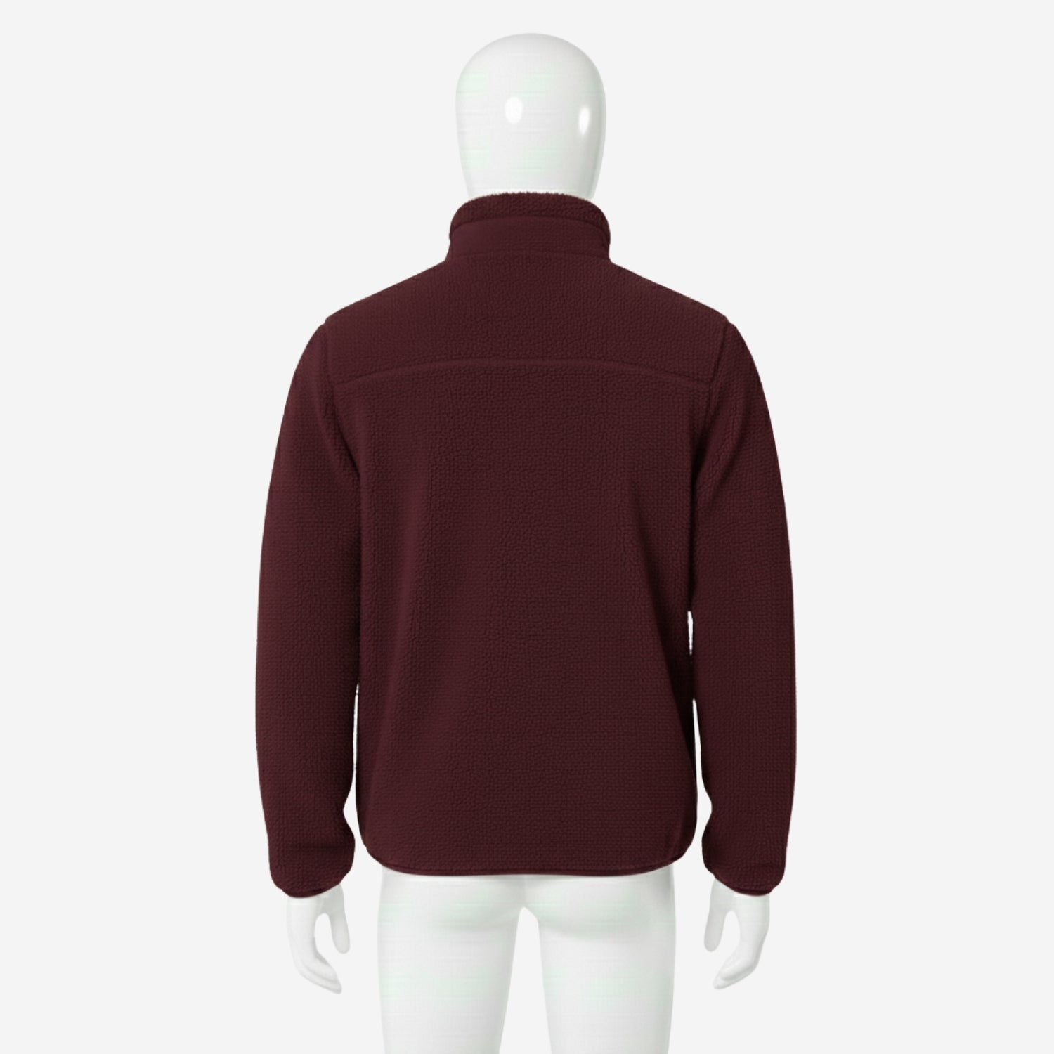 forro polar brooker granate para hombre