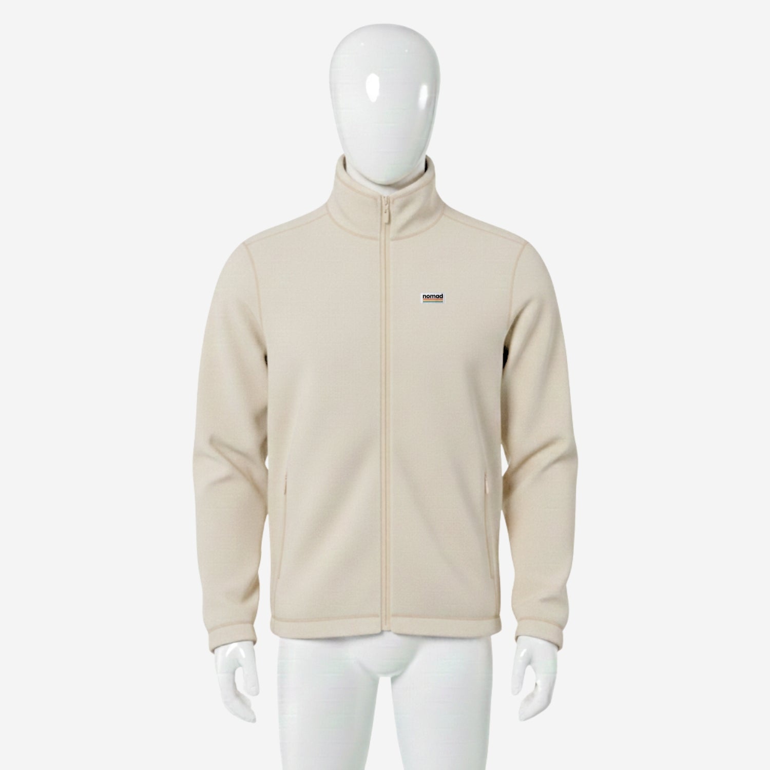 forro polar guider beige para hombre