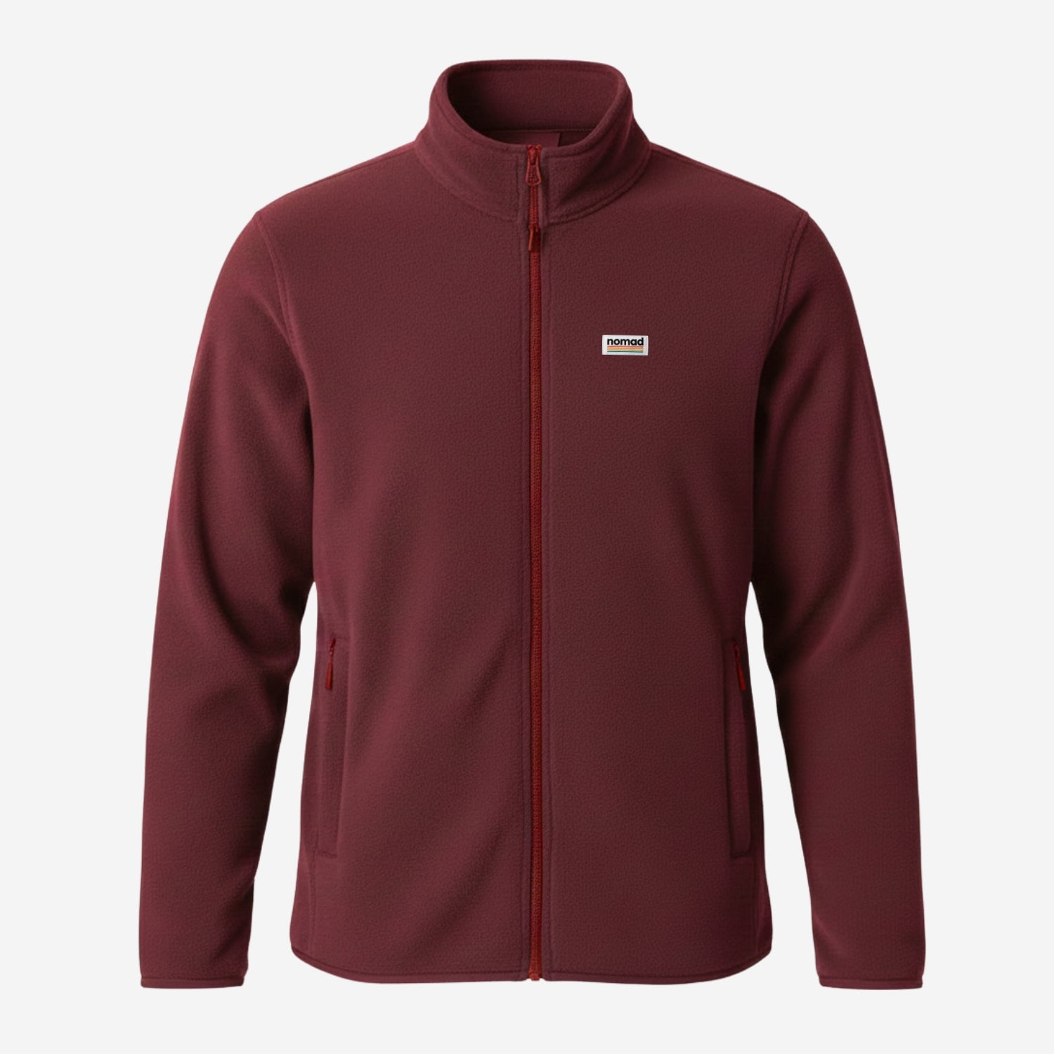 forro polar guider granate para hombre