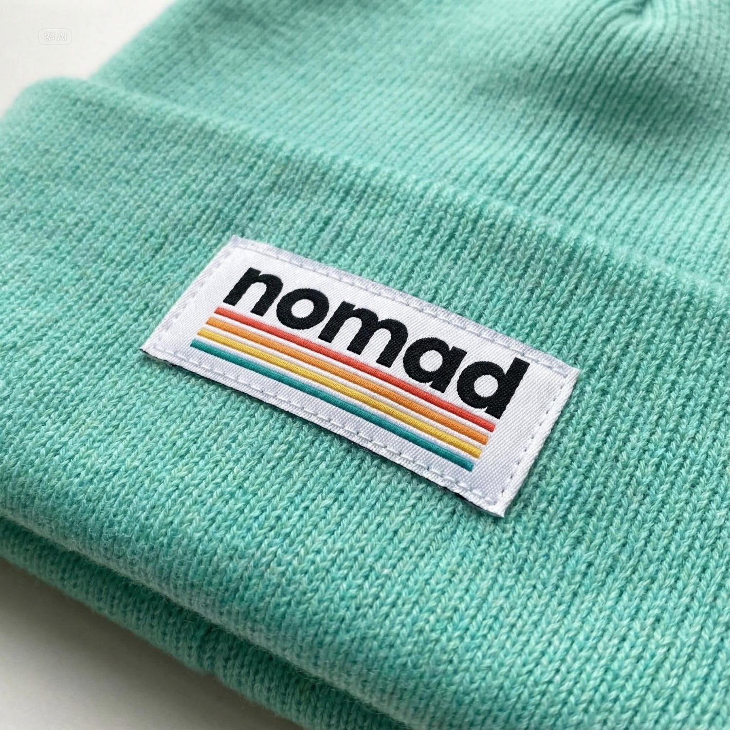 gorro de lana nomad turquesa